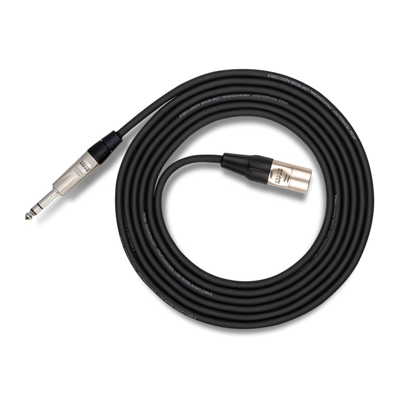 Hosa HXS-020 Pro Balanced Interconnect, REAN XLR3F to 1/4 Inch TRS, 20 Feet - Image 1